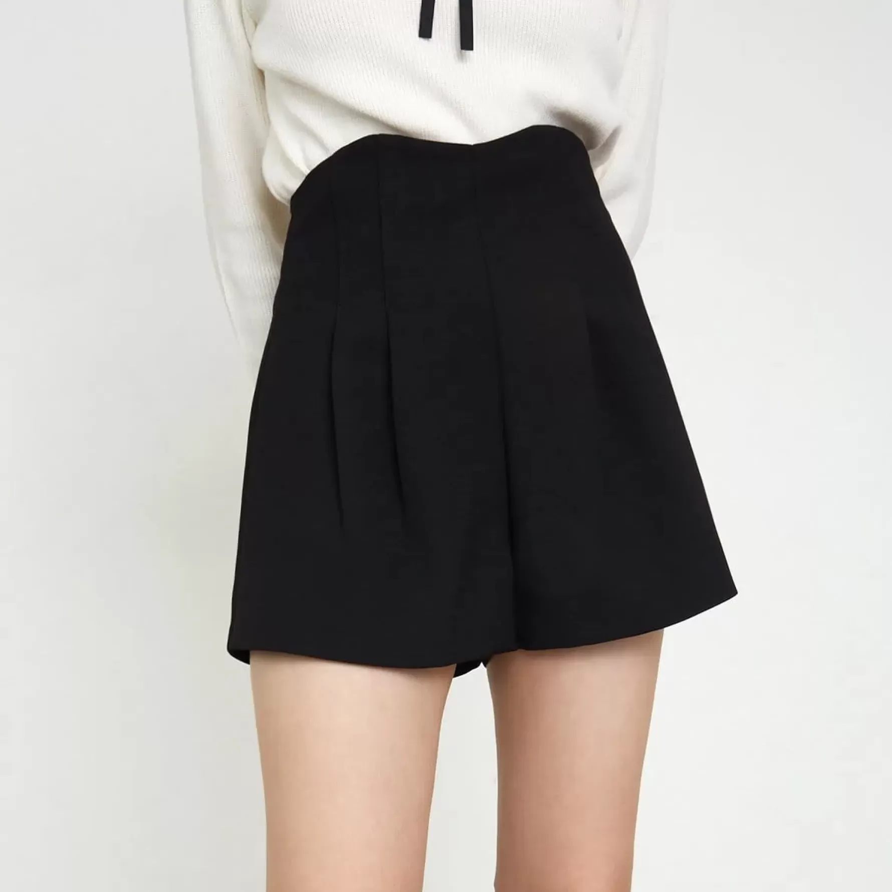 Jingus A-line High Waist Suit Shorts-J.ING