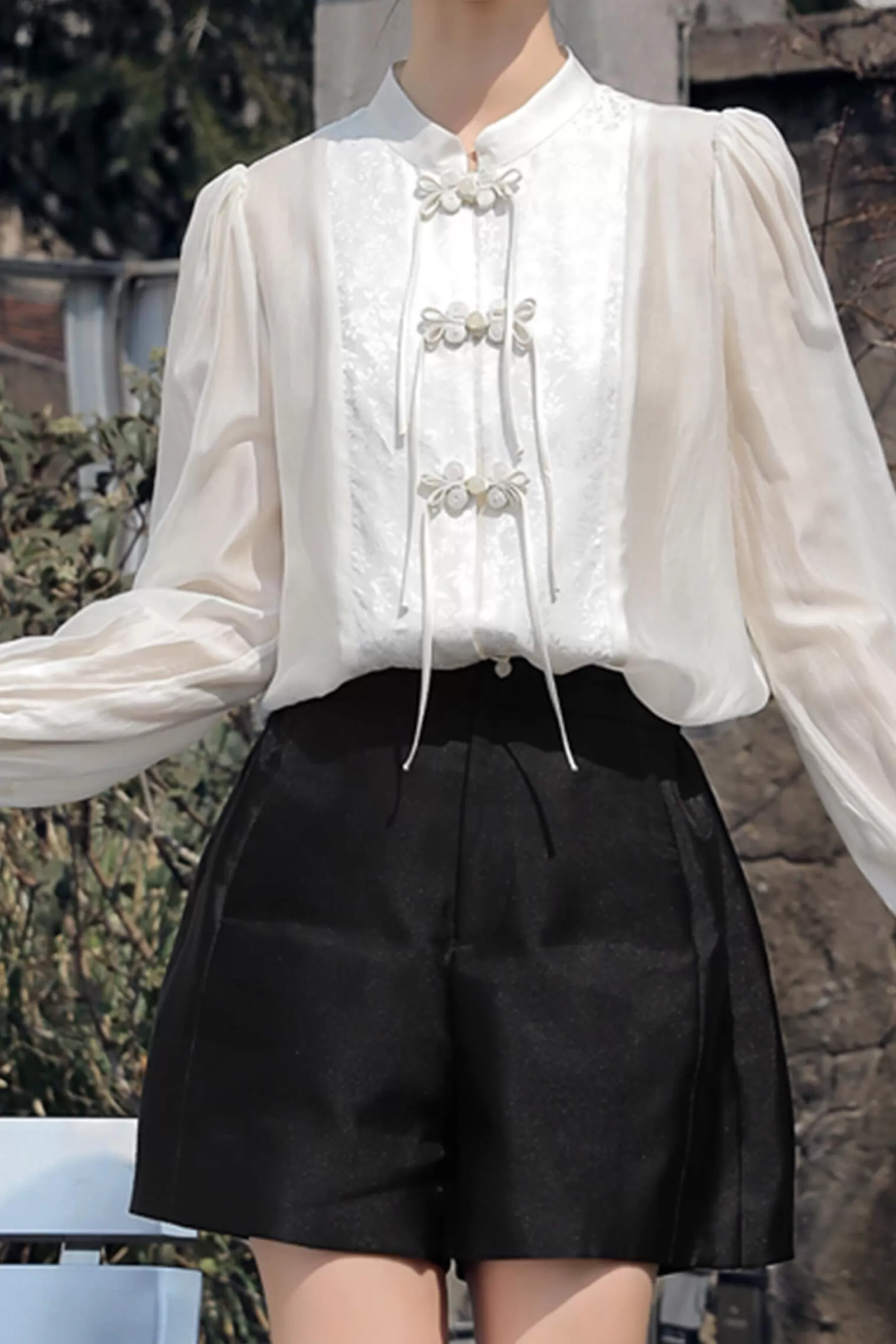 Jingus Splice Buckle Shirt-J.ING