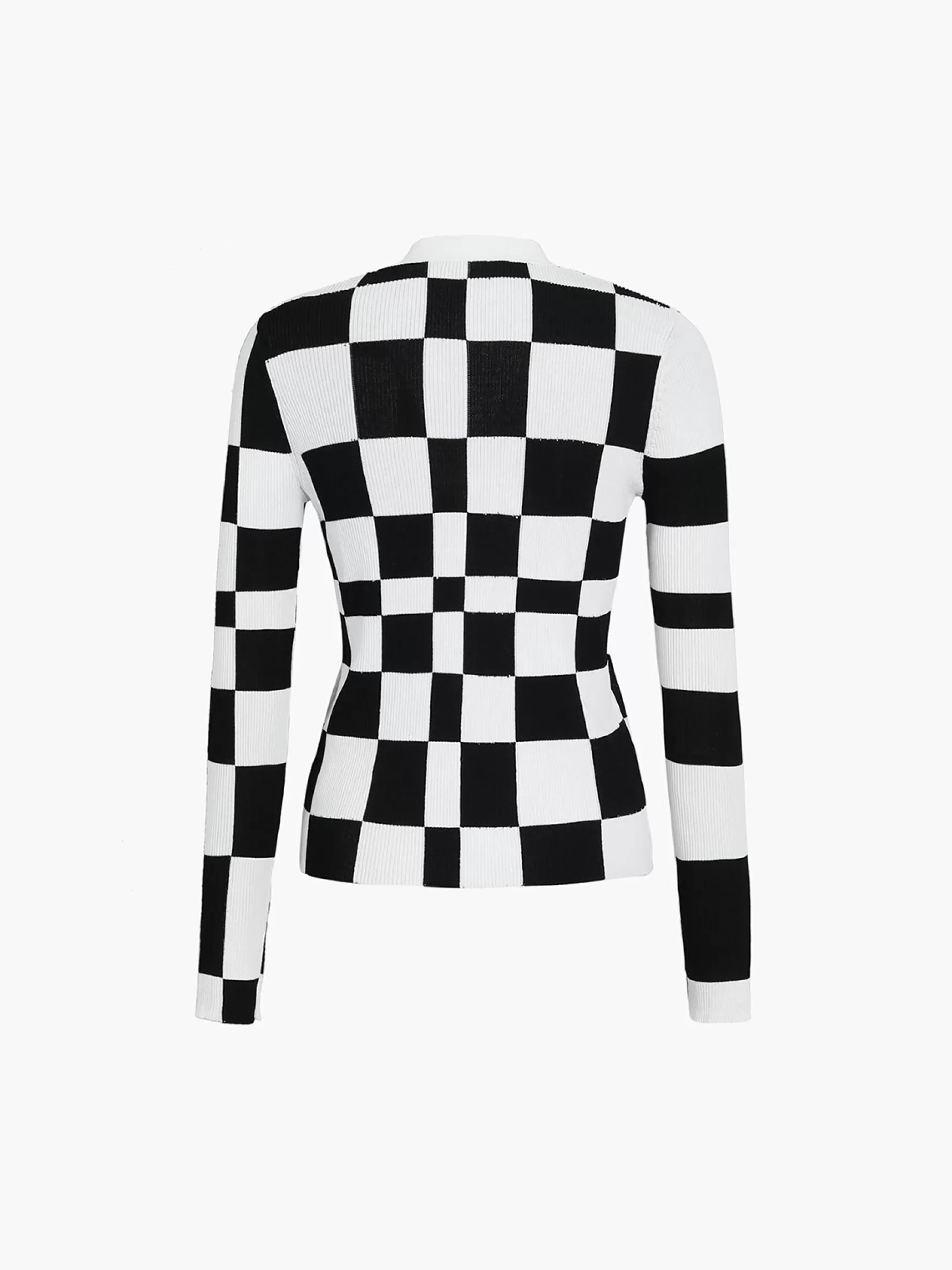 Jingus Checkered Cardigan-J.ING