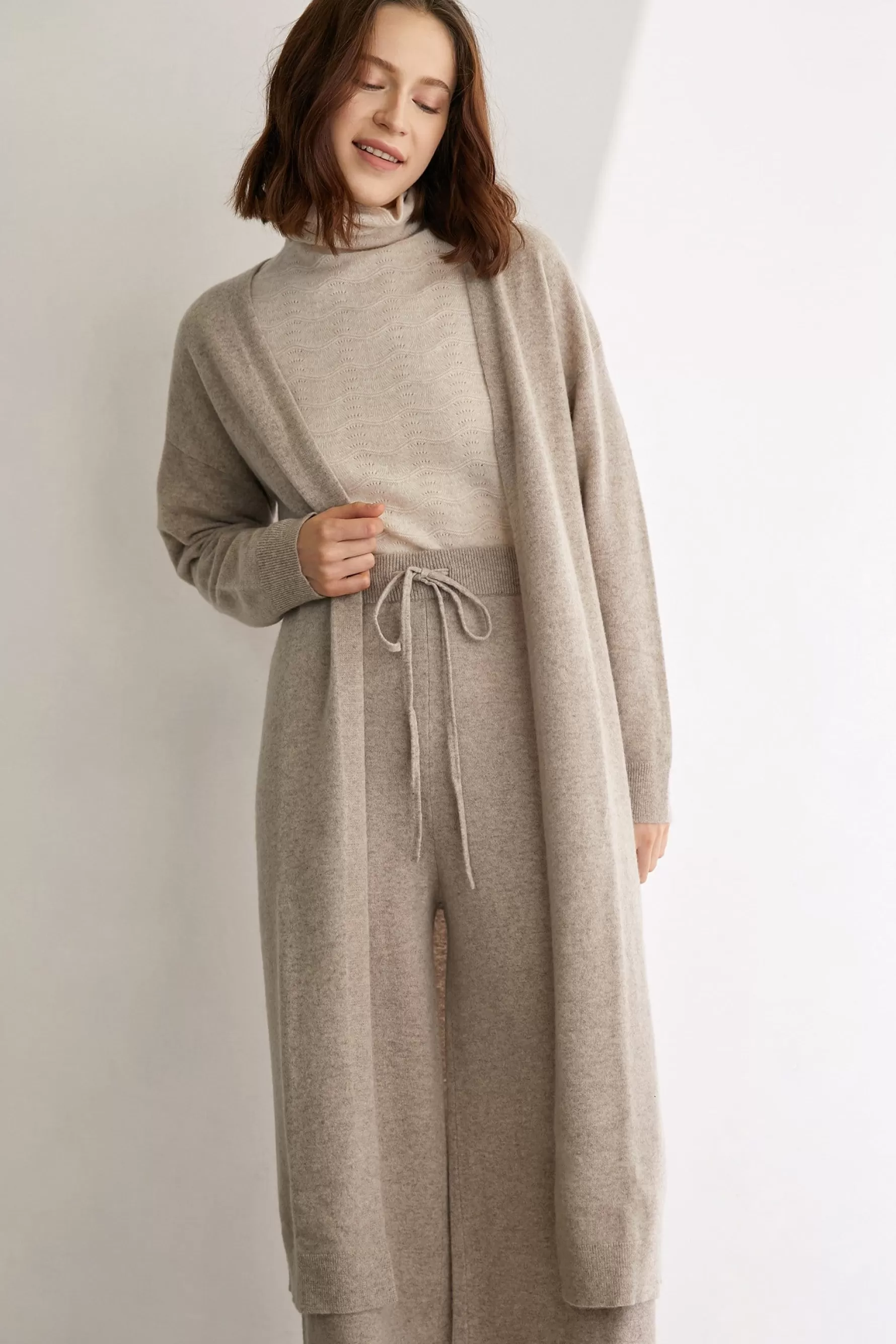 Jingus Herman Premium Wool Longline Cardigan-J.ING