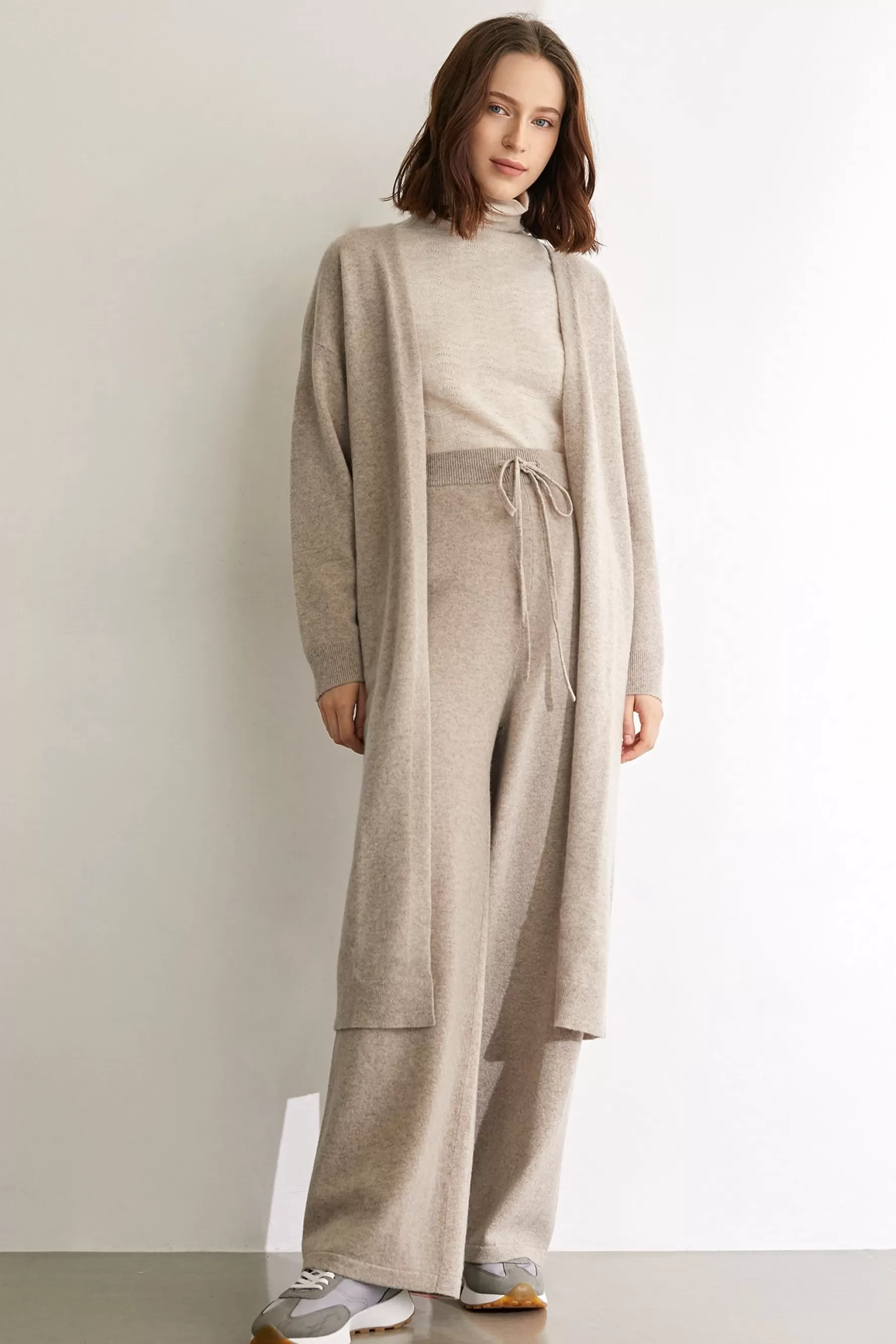 Jingus Herman Premium Wool Longline Cardigan-J.ING