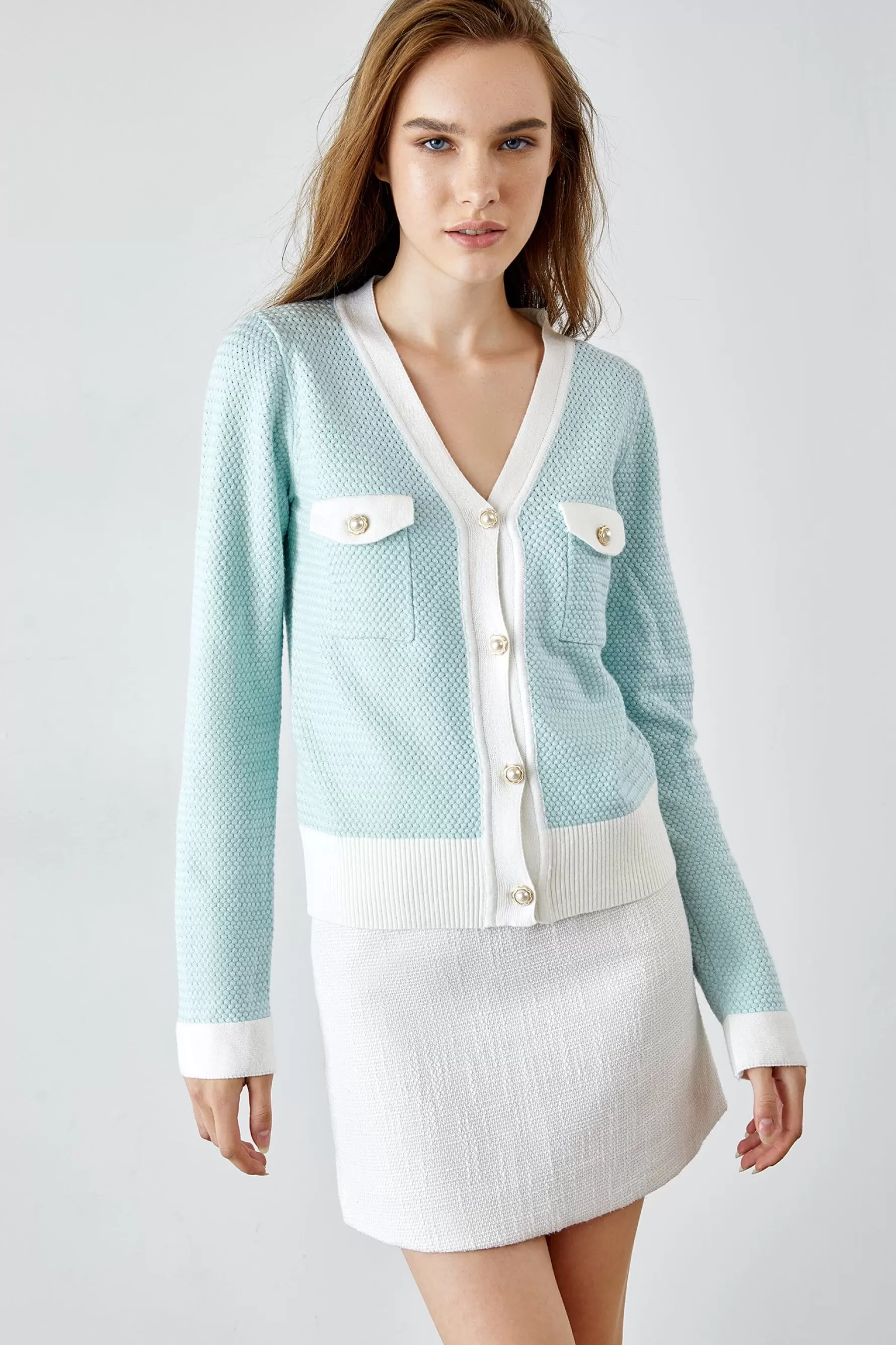 Jingus Kiyomi Light Blue Cardigan-J.ING