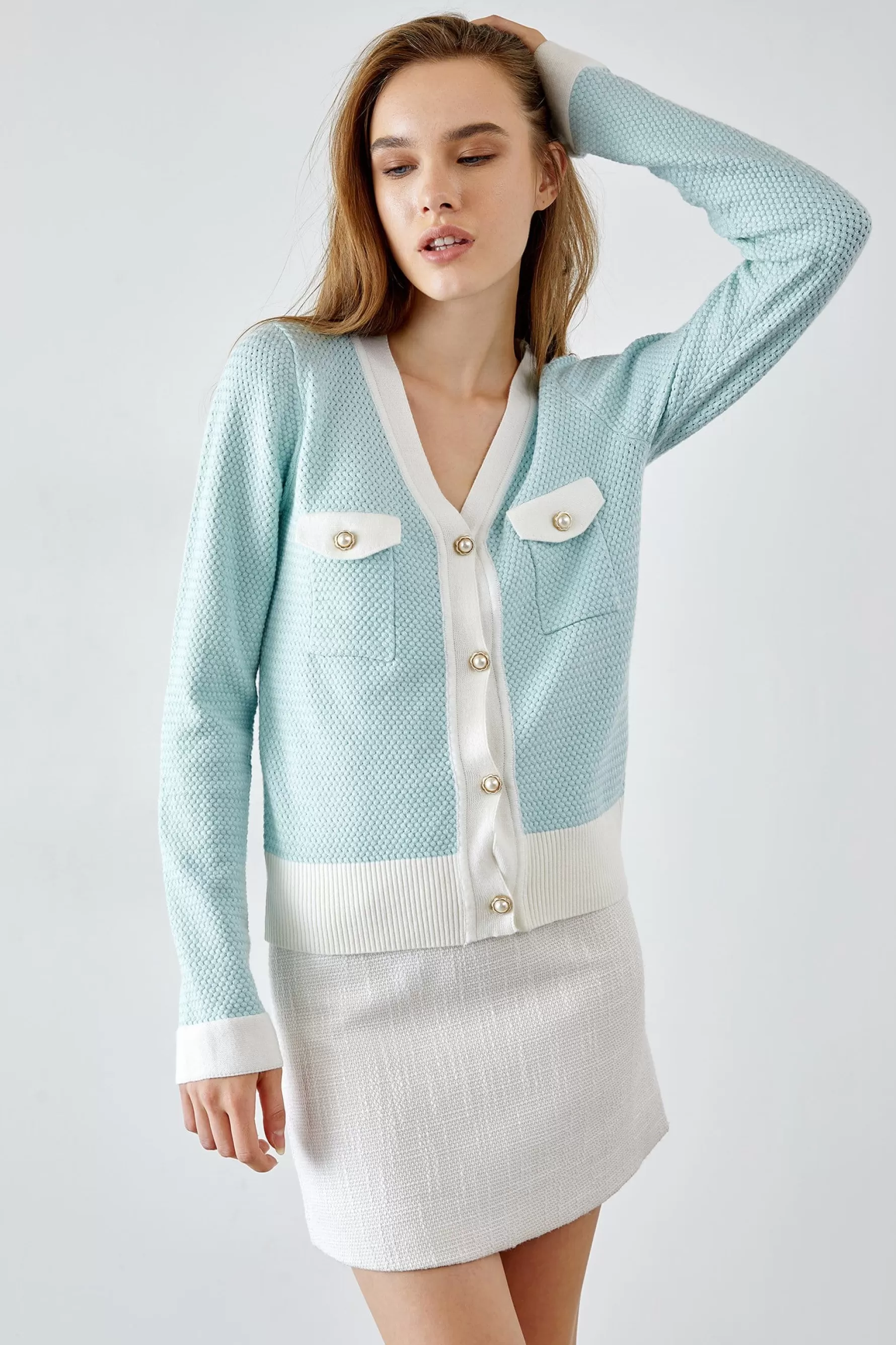 Jingus Kiyomi Light Blue Cardigan-J.ING