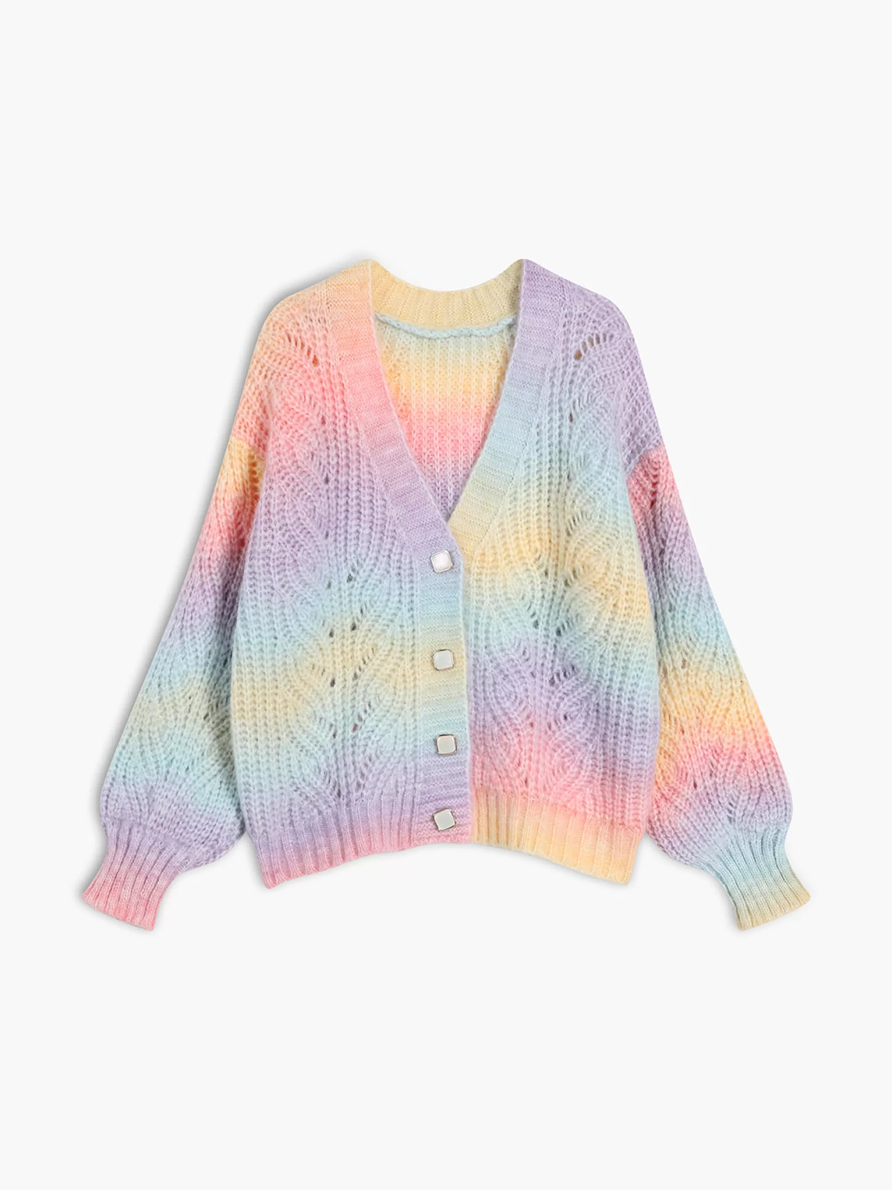 Jingus Ombre Rainbow Cardigan-J.ING