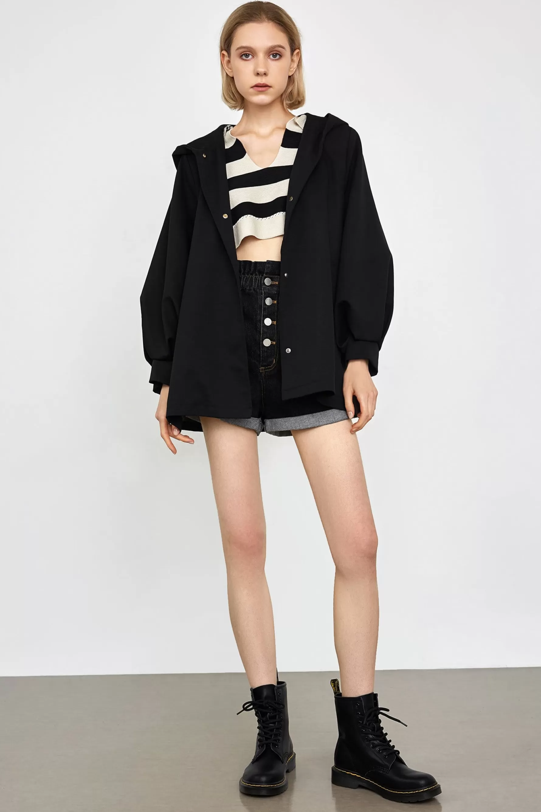 Jingus Ophilia Belt Trench Jacket-J.ING