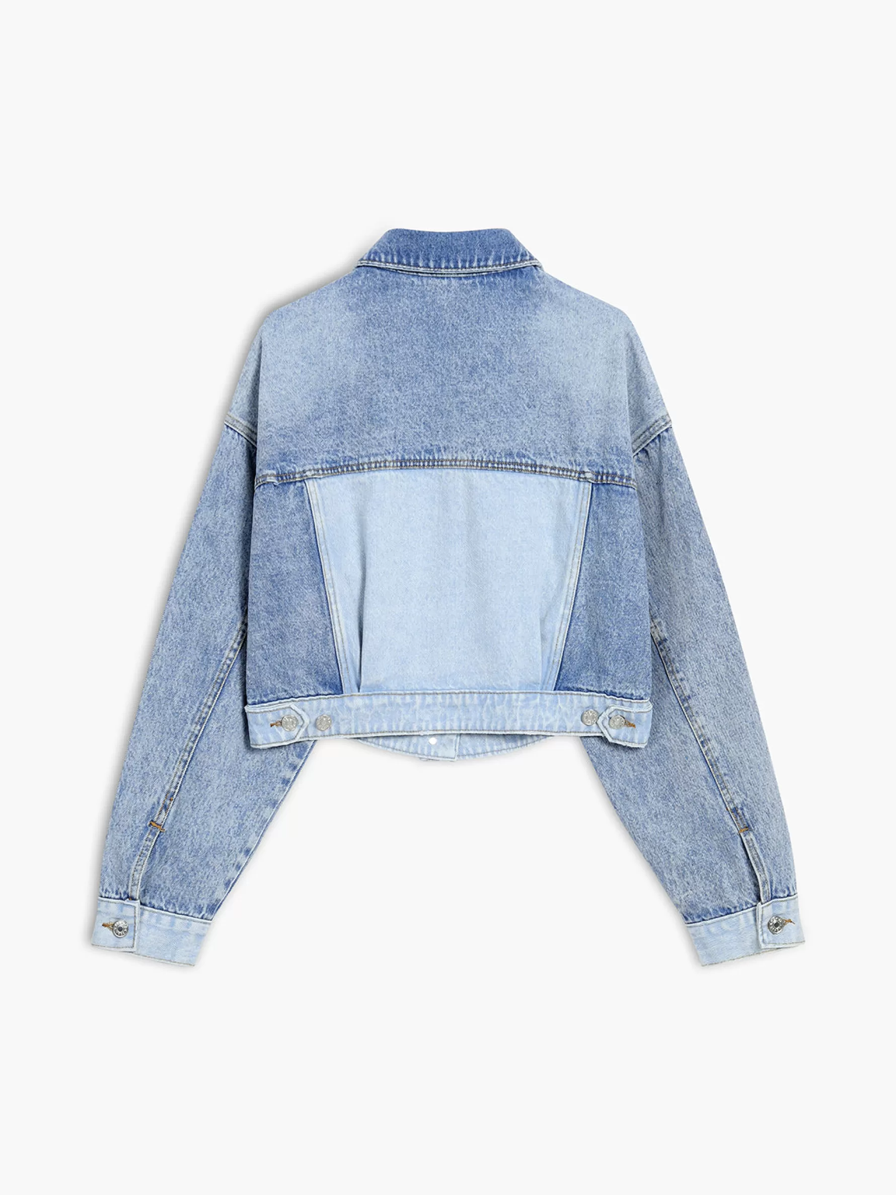 Jingus Patchwork Denim Jacket-J.ING