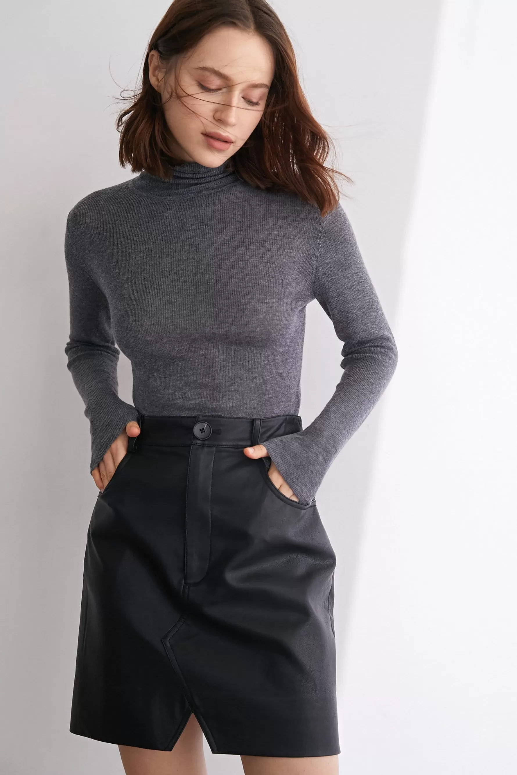 Jingus Sven Premium Wool Turtleneck Sweater-J.ING