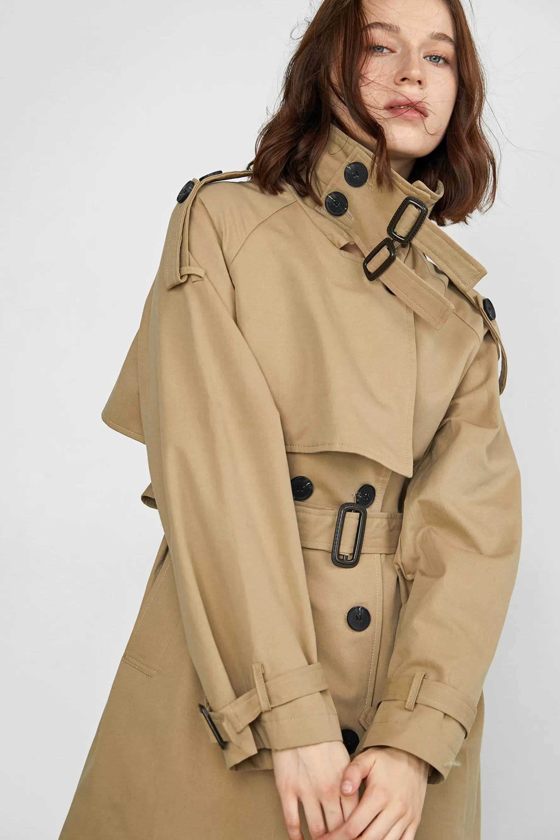 Jingus Sydel Belt Trench Coat-J.ING