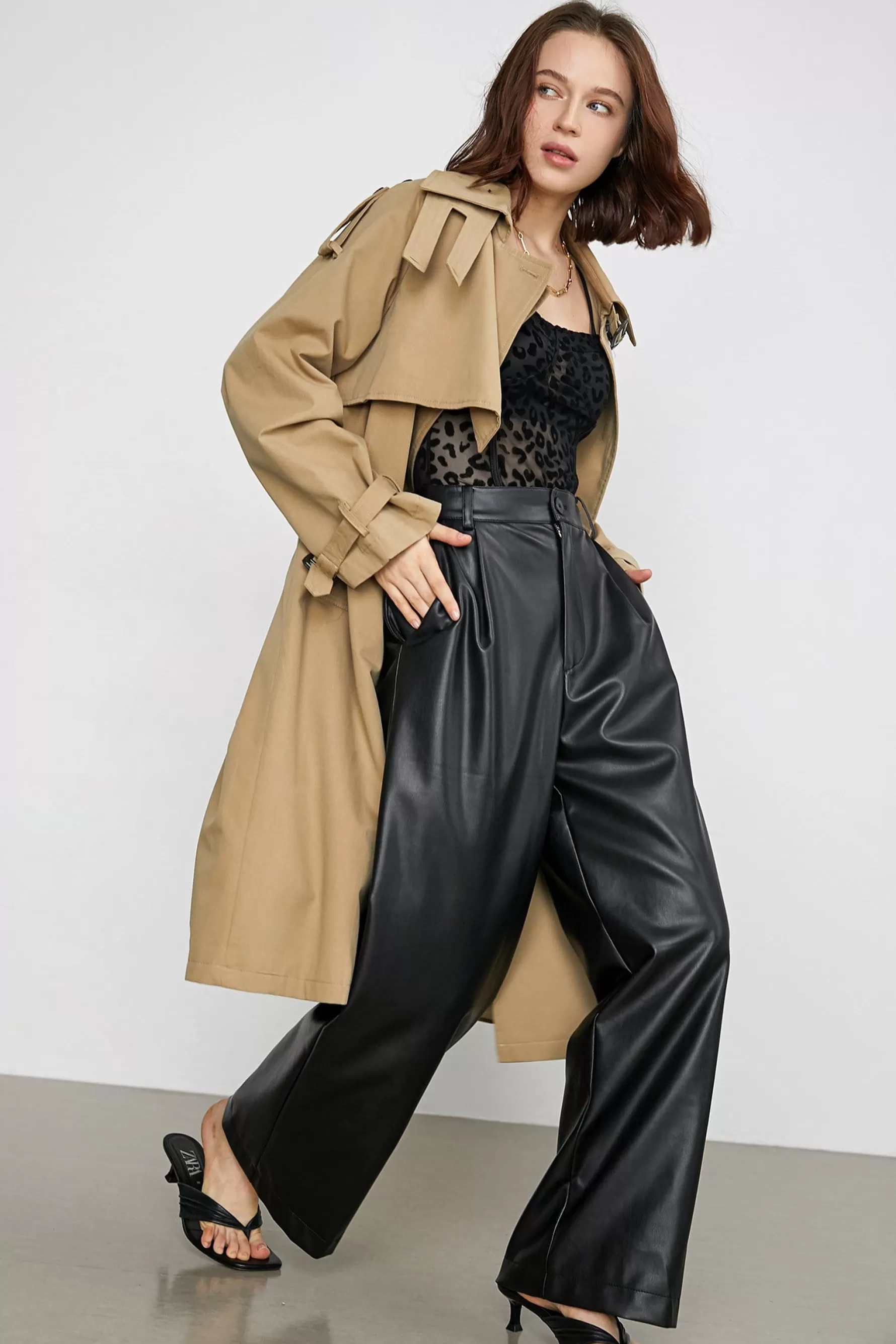 Jingus Sydel Belt Trench Coat-J.ING