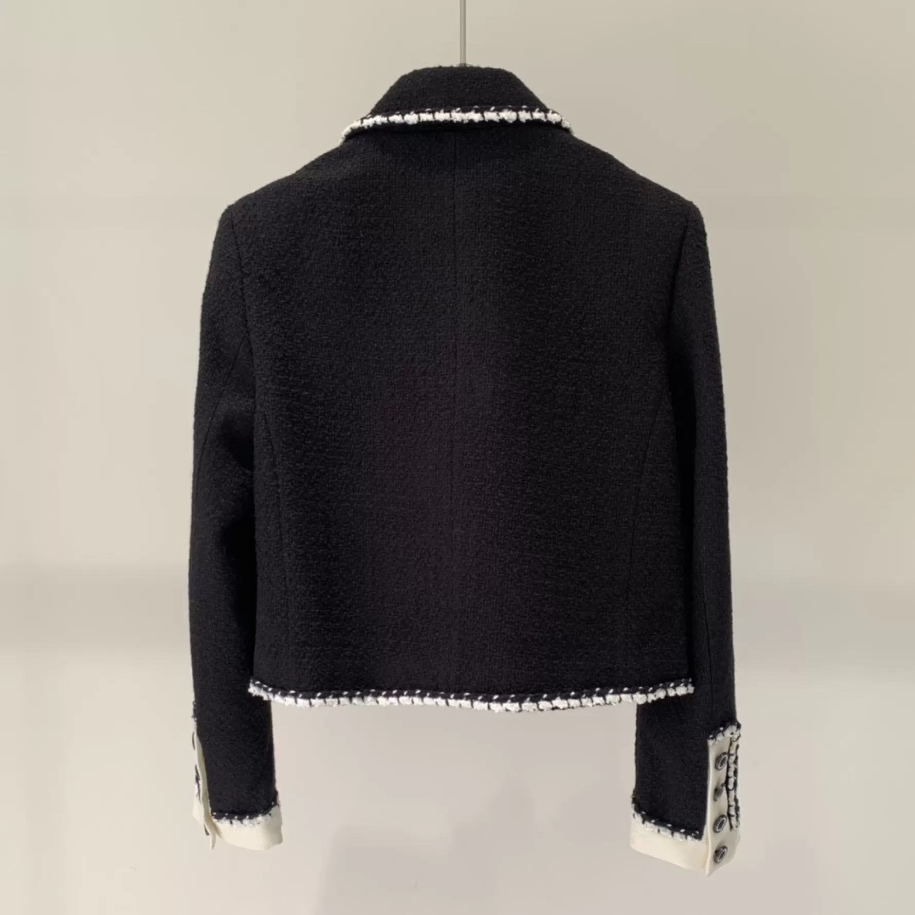 Jingus Tweed Knitted Short Jacket-J.ING