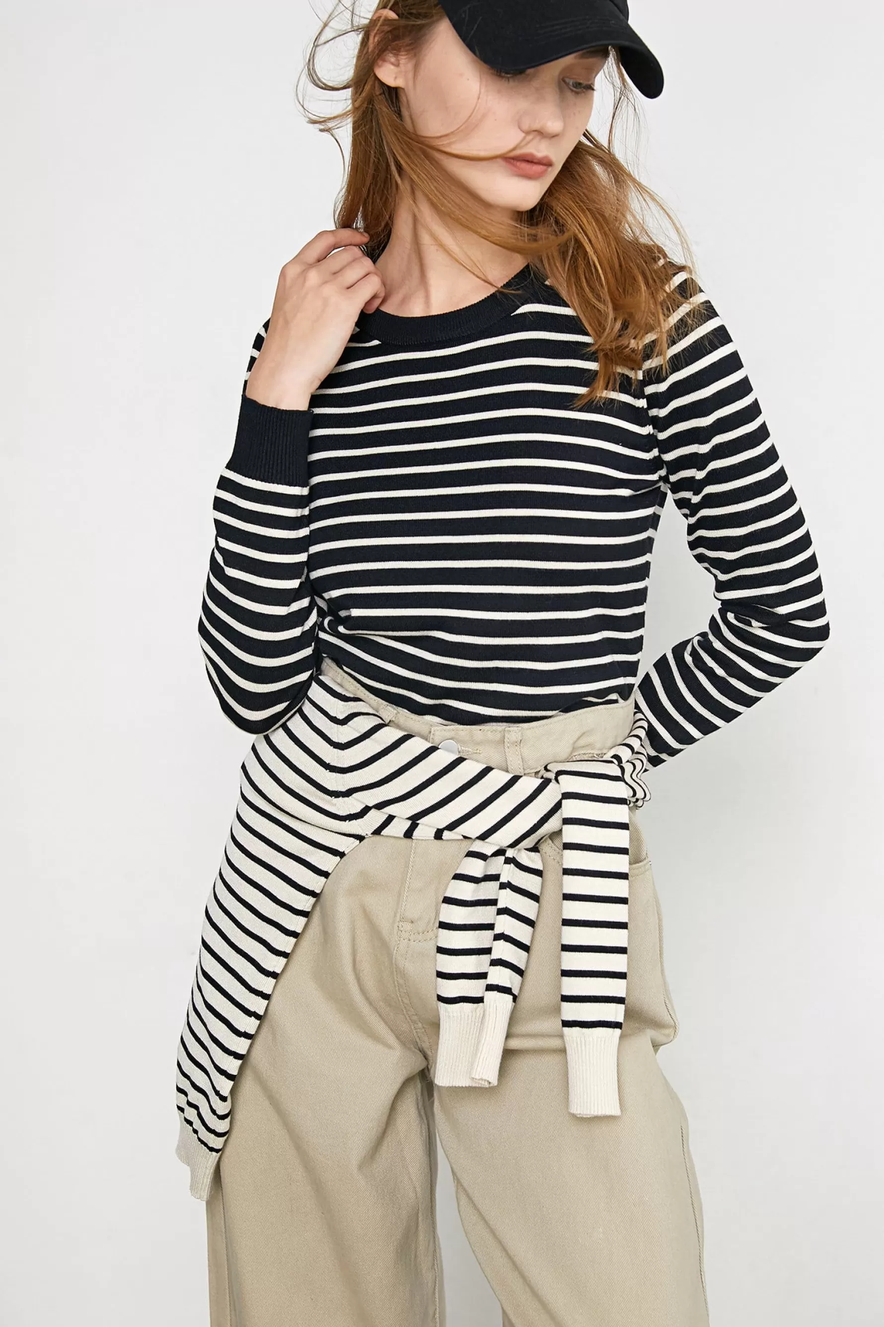 Jingus Virgil Striped  Sweater-J.ING