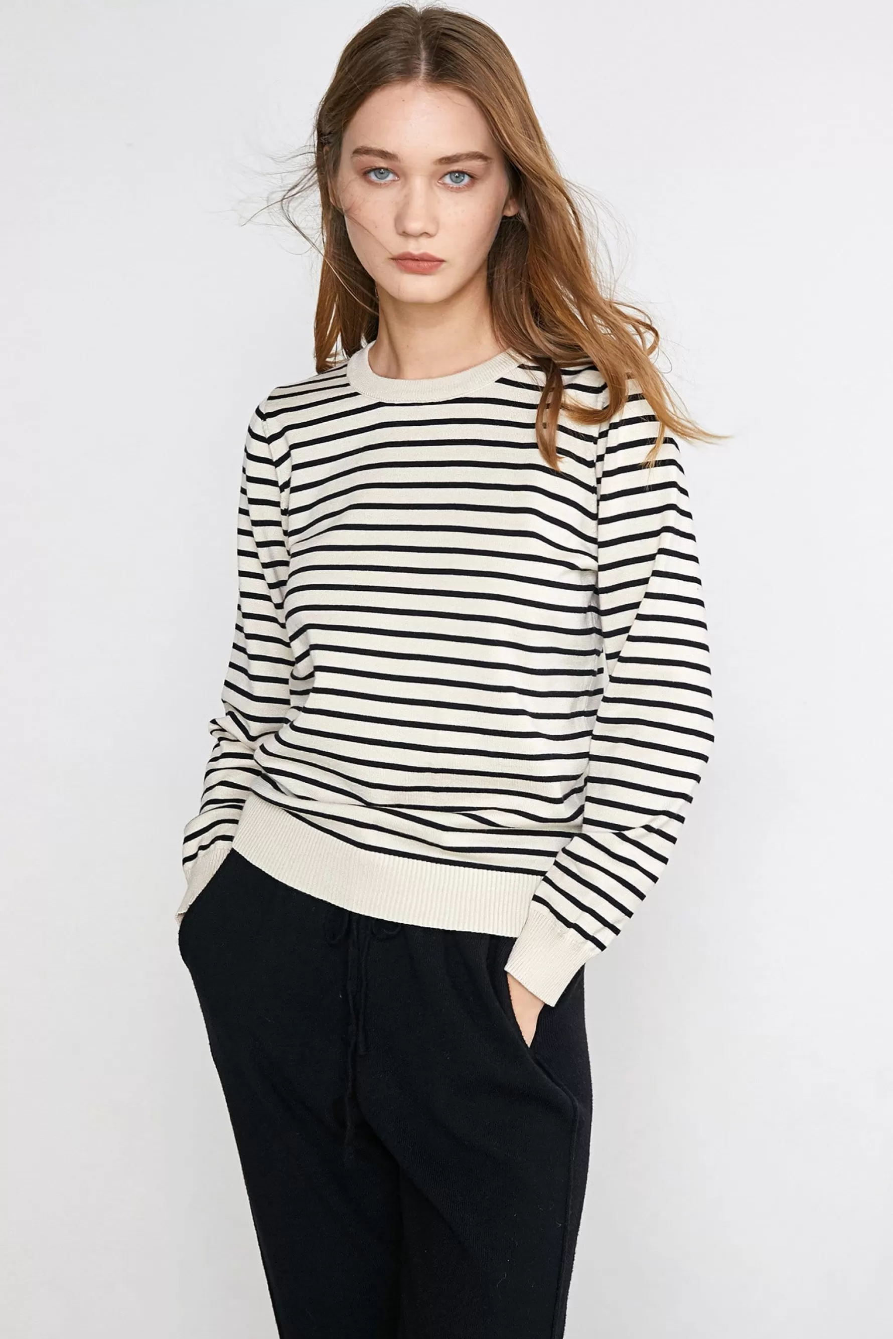 Jingus Virgil Striped Sweater-J.ING